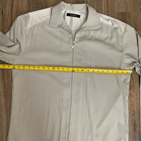 Bachrach Jacket Full Zip Made in USA Size XL Gray EUC - Picture 7 of 8